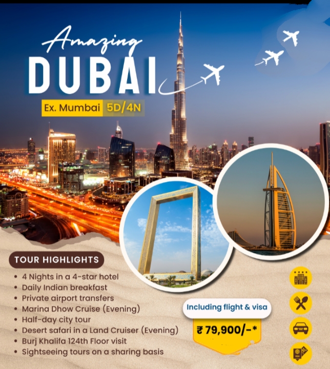 4Nights in Dubai with Abu Dhabi and flight